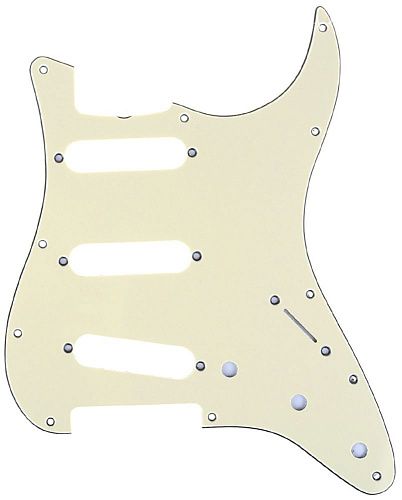 Musiclily MX1388CM Защитная накладка для электрогитары, Fender Stratocaster, 3 слоя, кремовая.